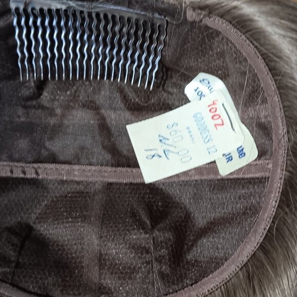 Vintage 100% Human Hair Fall from the 1970's -Ash brown  NEW with tags - Picture 2 of 4